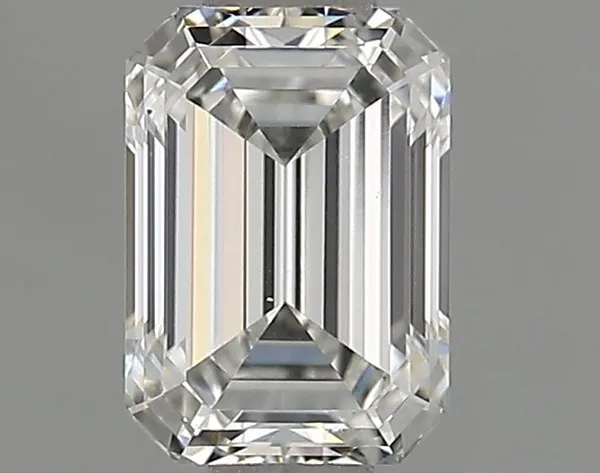 0.73ct EMERALD F VS1 Lab diamond