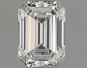 0.73ct EMERALD F VS1 Lab diamond