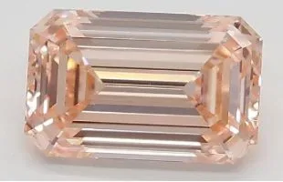 1.03ct EMERALD Fancy Intense Pink VS1 Coloured Lab diamond