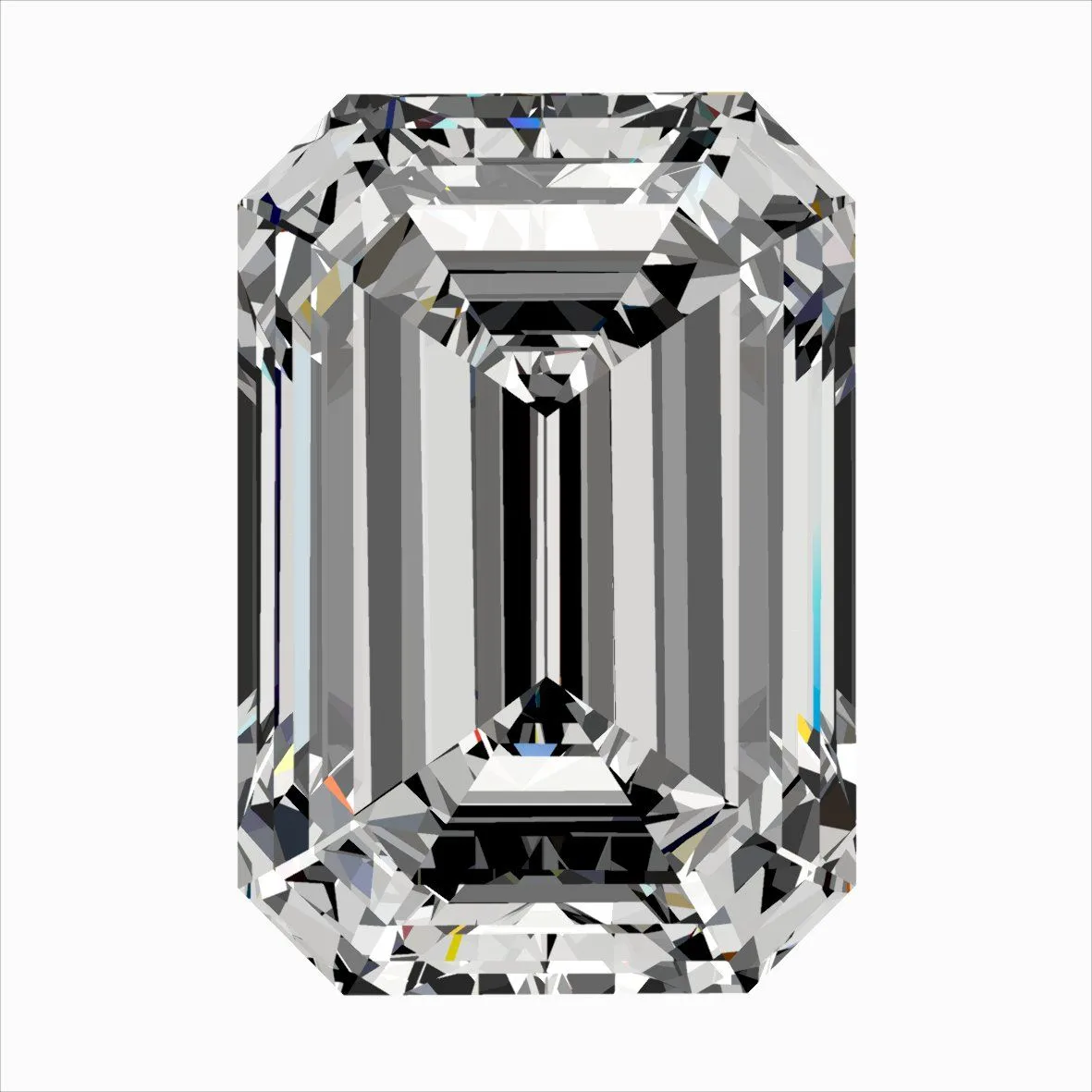 0.30ct EMERALD E IF Natural diamond