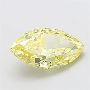 2.05ct MARQUISE Fancy Yellow VVS1 Coloured Lab diamond