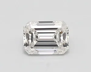 0.64ct EMERALD E VVS2 Lab diamond