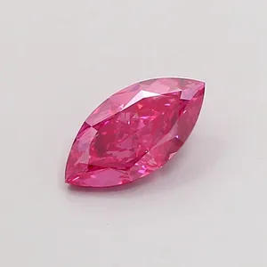 1.02ct MARQUISE Fancy Vivid Pink VS2 Coloured Lab diamond