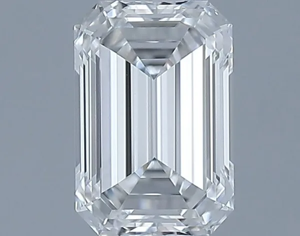 0.53ct EMERALD F VVS1 Natural diamond