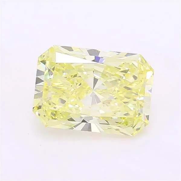 1.2ct RADIANT Fancy Yellow VVS2 Coloured Lab diamond