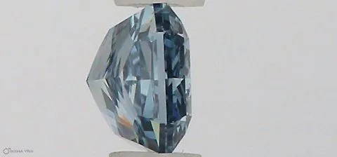 0.31ct RADIANT Fancy Vivid Blue VVS1 Coloured Lab diamond