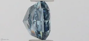 0.31ct RADIANT Fancy Vivid Blue VVS1 Coloured Lab diamond
