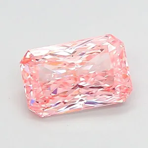 1.05ct RADIANT Fancy Intense Pink VVS2 Coloured Lab diamond