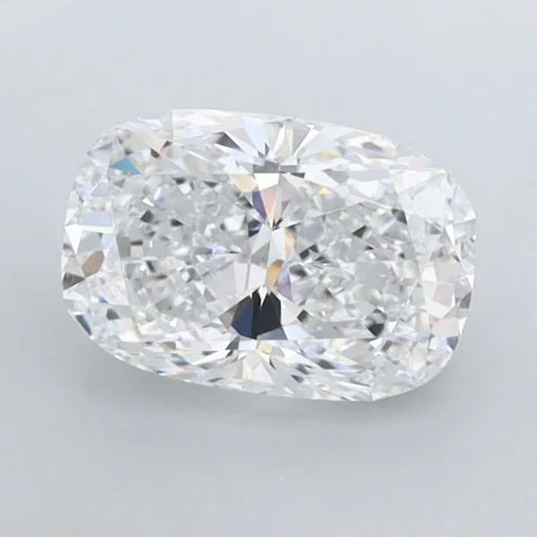 0.95ct CUSHION D IF Lab diamond