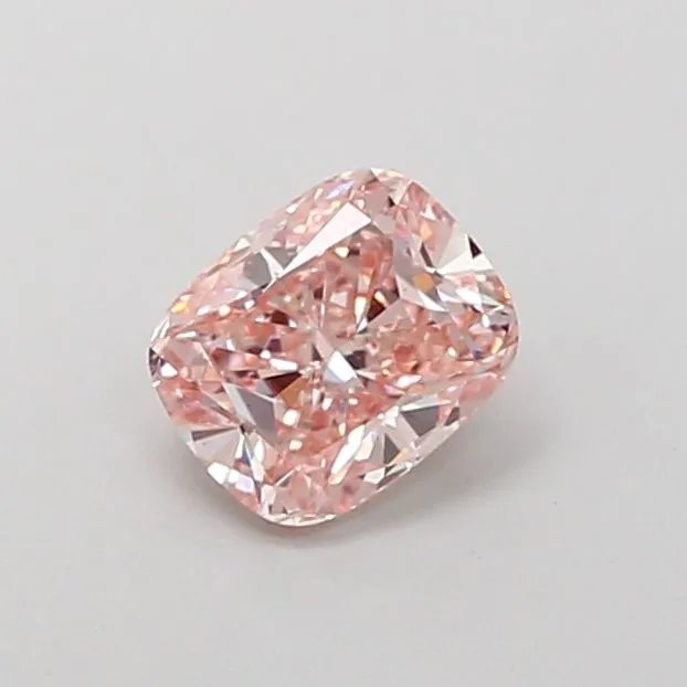 1.01ct CUSHION Fancy Intense Pink VS1 Coloured Lab diamond