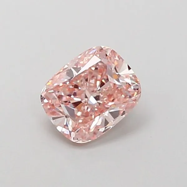 1.01ct CUSHION Fancy Intense Pink VS1 Coloured Lab diamond