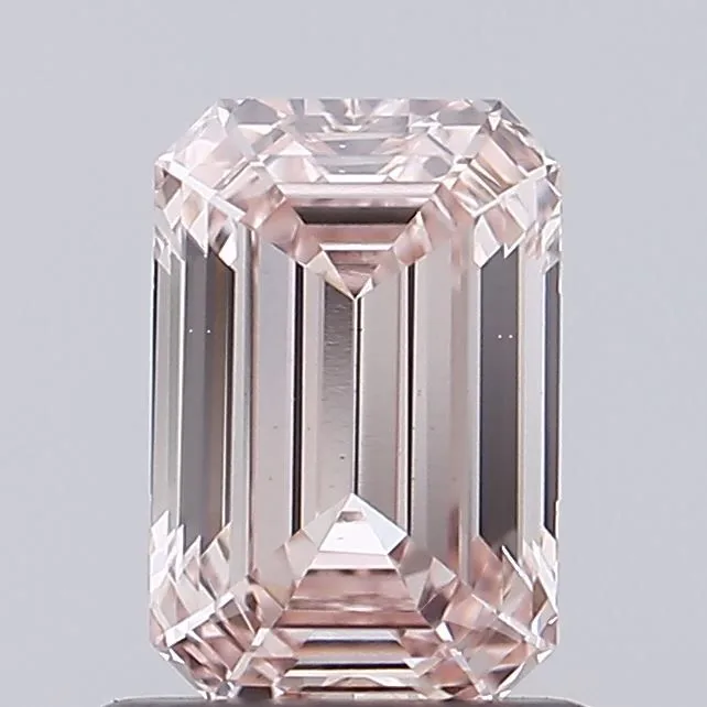 1.01ct EMERALD Fancy Intense Pink VS1 Coloured Lab diamond