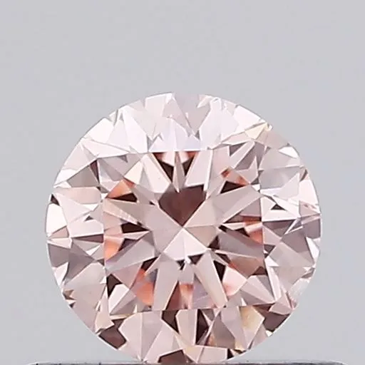0.41ct ROUND Fancy Intense Pink VVS2 Coloured Lab diamond