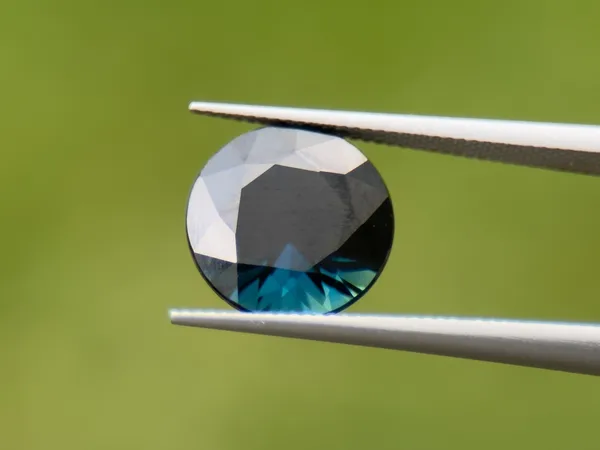 3.88ct Blue Sapphire, Round cut gemstone