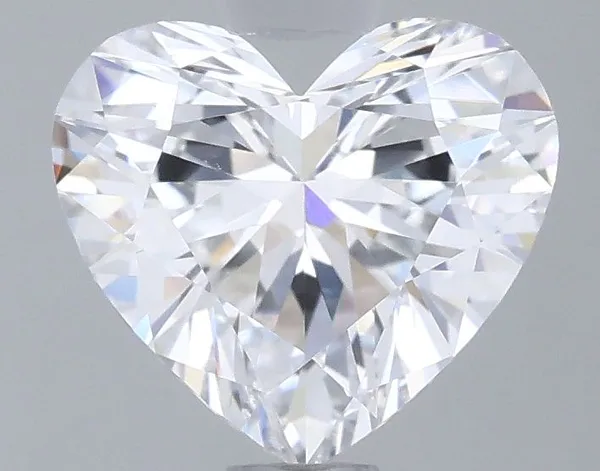 1ct HEART D VVS2 Lab diamond