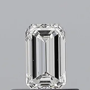 0.5ct EMERALD F VS1 Natural diamond