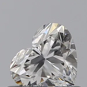 0.44ct HEART E VVS1 Natural diamond