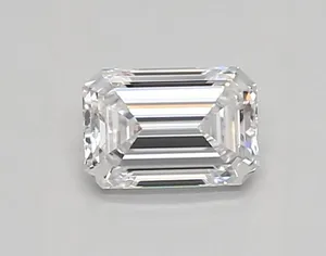 0.47ct EMERALD D VVS2 Lab diamond