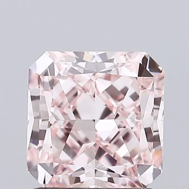 1.19ct RADIANT Fancy Pink VVS2 Coloured Lab diamond