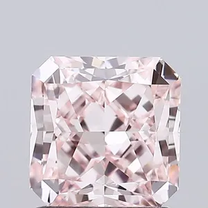1.19ct RADIANT Fancy Pink VVS2 Coloured Lab diamond