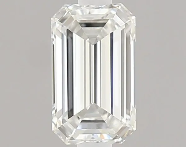 0.3ct EMERALD F IF Natural diamond
