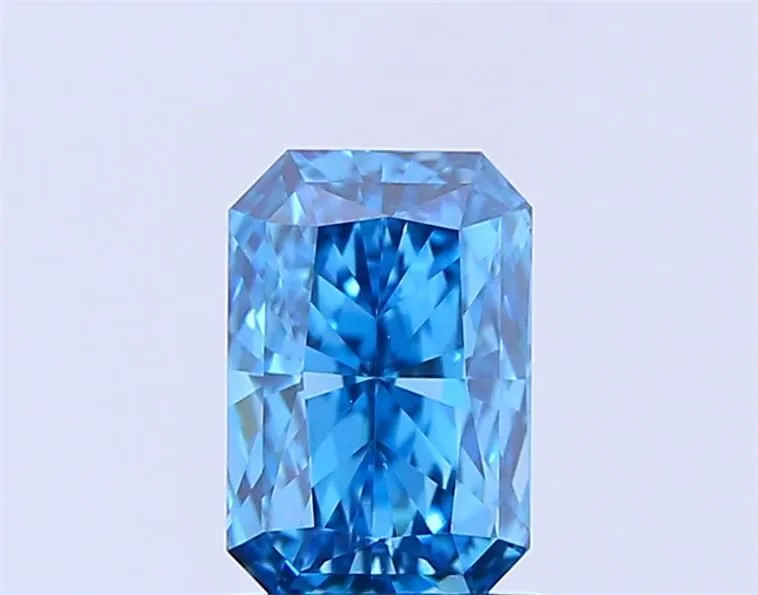 1.01ct RADIANT Fancy Vivid Blue VS1 Coloured Lab diamond