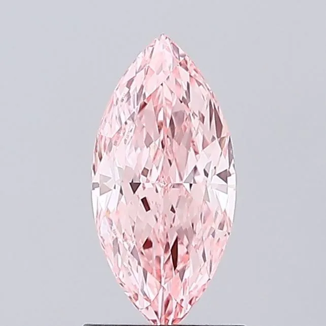 1.10ct MARQUISE Fancy Vivid Pink VVS2 Coloured Lab diamond