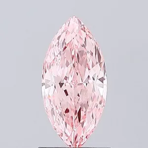 1.1ct MARQUISE Fancy Vivid Pink VVS2 Coloured Lab diamond