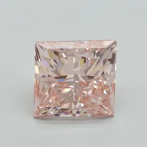 5.02ct PRINCESS Fancy Intense Pink VS2 Coloured Lab diamond