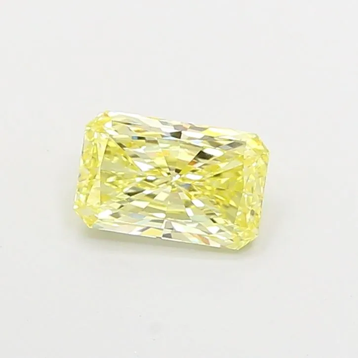 1.04ct RADIANT Fancy Yellow VVS2 Coloured Lab diamond