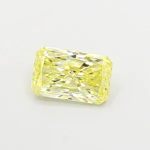 1.04ct RADIANT Fancy Yellow VVS2 Coloured Lab diamond
