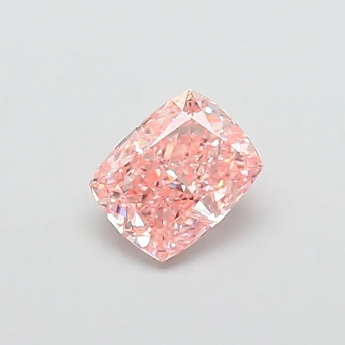1.16ct CUSHION Fancy Vivid Pink VVS2 Coloured Lab diamond