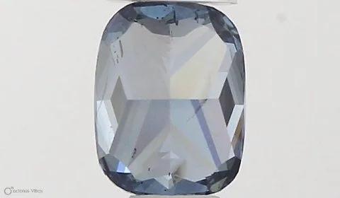 0.35ct CUSHION Fancy Vivid Blue SI1 Coloured Lab diamond