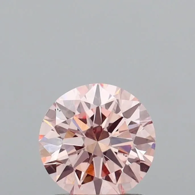 1.06ct ROUND Fancy Intense Pink VS2 Coloured Lab diamond