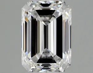 0.41ct EMERALD D VVS2 Natural diamond