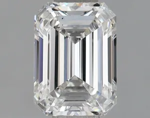 0.73ct EMERALD F VS2 Lab diamond