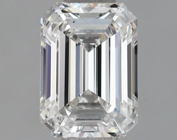 0.73ct EMERALD F VS2 Lab diamond