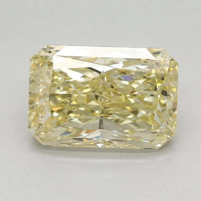 1.31ct RADIANT Fancy Intense Yellow VVS2 Coloured Lab diamond