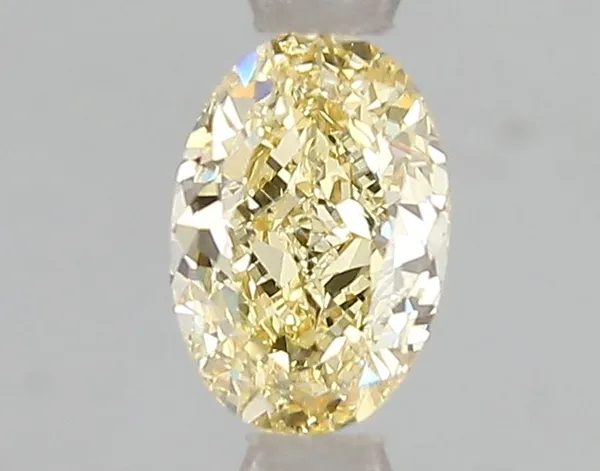 1.03ct OVAL Fancy Intense Yellow VS2 Coloured Lab diamond