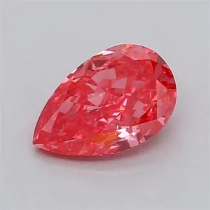 0.32ct PEAR Fancy Vivid Pink VS1 Coloured Lab diamond