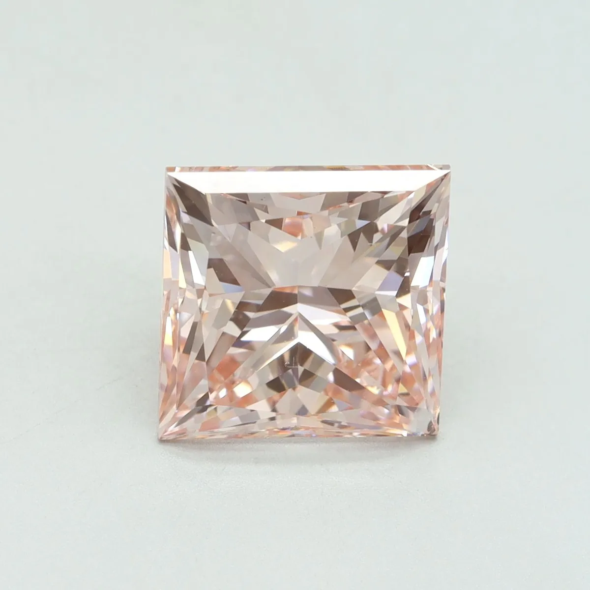 5.01ct PRINCESS Fancy Intense Pink SI1 Coloured Lab diamond