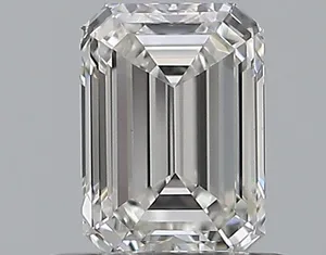 0.51ct EMERALD F VS1 Natural diamond