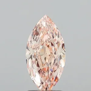 2.05ct MARQUISE Fancy Light Brown Pink VVS2 Coloured Lab diamond