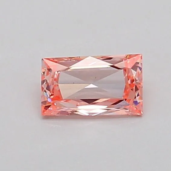 0.33ct CUSHION Fancy Intense Pink VS2 Coloured Lab diamond
