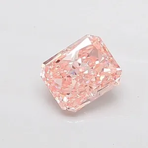 1.07ct RADIANT Fancy Intense Pink VVS2 Coloured Lab diamond