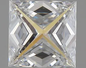 0.9ct PRINCESS E VS2 Natural diamond
