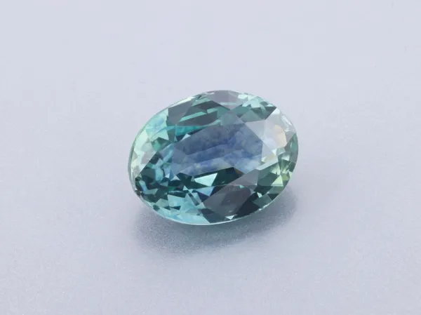 1.12ct Parti Sapphire, Oval cut gemstone