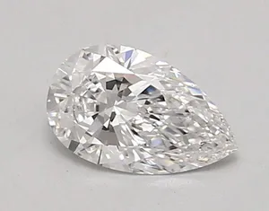 0.88ct PEAR D VVS1 Lab diamond