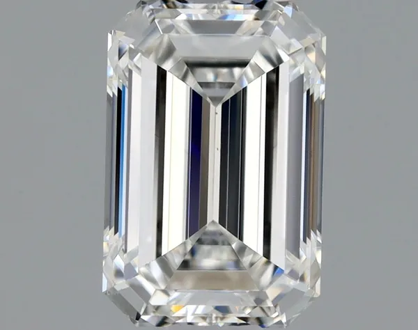 0.54ct EMERALD F VS1 Natural diamond