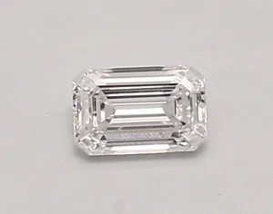 0.43ct EMERALD D VVS1 Lab diamond